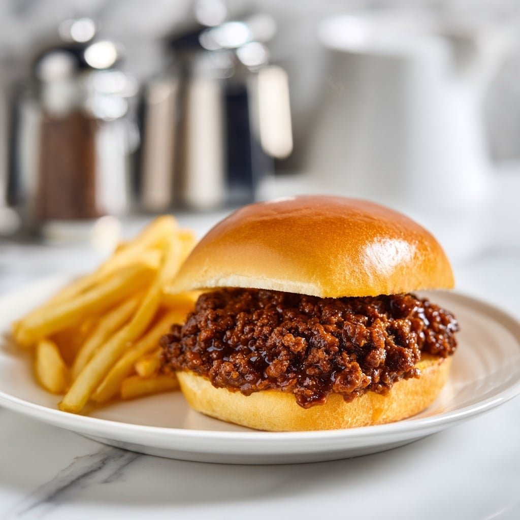 Classic Sloppy Joes Recipe - Recipe Image — Classic Sloppy Joes, sloppy joes sandwich recipe, easy sloppy joes, hearty dinner ideas, quick weeknight meals