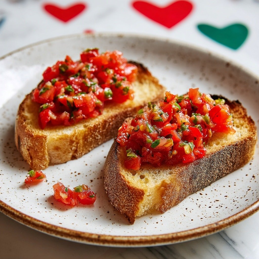 Bruschetta with Tomato and Basil Recipe - Recipe Image — Bruschetta with Tomato and Basil, Tomato and Basil Bruschetta, Easy Tomato Basil Appetizer, Quick Summer Bruschetta, Fresh Tomato Basil Toasts